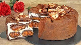 Snickers-Kuchen in 15 Minuten  Ein neues Rezept das Sie begeistern wird Schnell und lecker