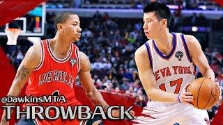 Derrick Rose vs Jeremy Lin Full Highlights 2012.03.12 Bulls vs Knicks - MVP vs Linsanity