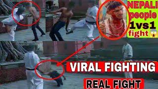 Viral Fighting 1 vs 1  Nepali Real Fighting scene  viral fight nepal #anishmukhia10k #viralfights