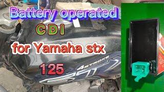 paano mag battery operated ng CDI ng Yamaha stx 125.