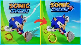 Sonic Dash VS Sonic Dash+ Comparison