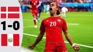 Denmark vs Peru 1-0  Extended Highlight and Goals World Cup 2018