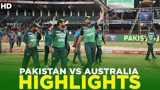 Highlights  Pakistan vs Australia  ODI  PCB  MM2A