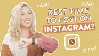 BEST TIME TO POST ON INSTAGRAM  Is there an optimal time to post Reels vs Photos?