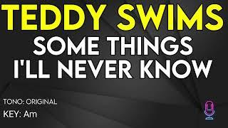 Teddy Swims - Some Things Ill Never Know - Karaoke Instrumental