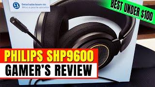 Unboxing & Review of Philips SHP9600 Open-Back Headphones for Gaming  Best Under $100 in 2024