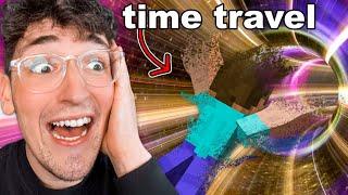 I Trapped my Friend using TIME TRAVEL Mod in Minecraft