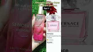 affordable dupes of high end perfumevarsace bright crystal dupescandal dupeClinique happy#shorts