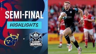 Munster v Glasgow Warriors  Instant Highlights  Semi-Final  URC 202324