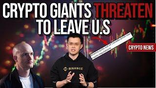 Crypto Giants Threaten to Leave US  Crypto News Update