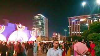 Gift City Gandhinagar Today  Gift City Garba Festival 2024 Day 3 Himali Vyas Naik Gift City Vlog