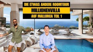 Sowas habt ihr noch nicht gesehen Roomtour einer Millionenvilla mit Marvin Bonitz Mallorca