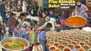 FREE - RAMZAN SEHRI IN LAHORE  GOAT HEAD RECIPE FOR FREE SEHRI  PEOPLE ARE PEACEFUL FOR FREE SEHRI