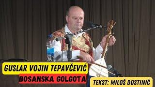 Guslar Vojin Tepavčević - Bosanska golgota 2dio  autor teskta Miloš Dostinić 