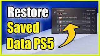 How to Restore Game Save Data on PS5 & Fix Lost Single Player or Online Progress
