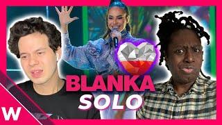 Blanka Solo Reaction  Poland Eurovision 2023