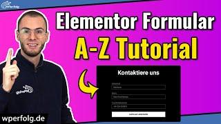 Elementor Kontaktformular erstellen 2024 A-Z Tutorial  Mit DSGVO Checkbox Spam Schutz Multi-Step