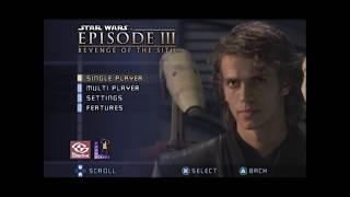 Star Wars Episode III – Revenge of the Sith PS2XBox Main Menu