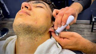 SLEEP ASMR  Best Asmr Ear Massage In Real Barber Shop