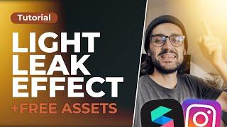 Light Leak Effect + FREE ASSETS   Spark AR Studio Tutorial for Instagram Filters