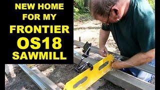 Setting up a NEW LOG YARD  Frontier OS18 Sawmill