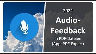 Audiofeedback in PDF-Dateien einfügen iPad App PDF Expert