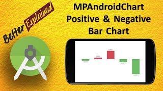 MPAndroidChart Tutorial Better Than Android GraphView 14- Positive and Negative Bar Chart