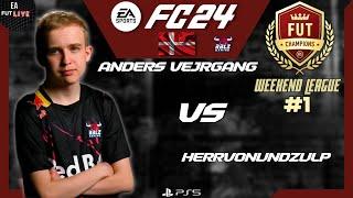 ANDERS VEJRGANG VS HERRVONUNDZULP  EA FC 24 - FUT CHAMPIONS WEEKEND LEAGUE #1