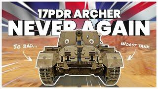 Playing Britains WORST Tank in War Thunder 17pdr Archer