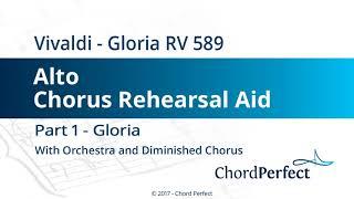 Vivaldis Gloria Part 1 - Gloria - Alto Chorus Rehearsal Aid