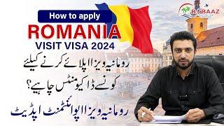 Romania Visit Visa From Pakistan  Romania visa update 2024  How To Apply Romania Visit Visa