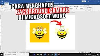 Cara Menghapus Background Gambar di Word