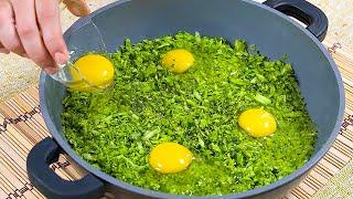 Add eggs to broccoli fast and delicious breakfast in 10 minutes ASMR