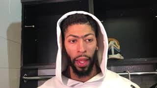 Anthony Davis heard the Boston Celtics crowd give him an ovation