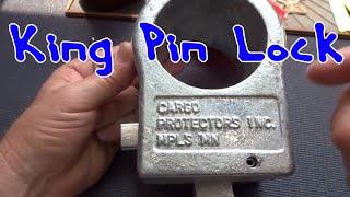 1310 Tractor Trailer King Pin Lock Picked Open