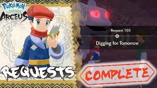 Pokemon Legends Arceus Request 103 Walkthrough Digging For Tomorrow How To Unlock & Guide