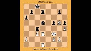 Robert James Fischer vs Mikhail Tal 1962 #chess #chessgame