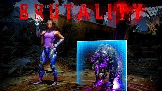 MK11 All Jacqui Brutalities Fatalities Friendship Fatal Blow & Ending