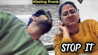 I Tried Kissing Prank ON MY WIFE  and It Didnt Work  Prank on wife India