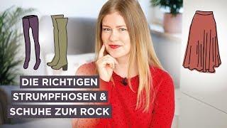 Die RICHTIGEN Strumpfhosen & Schuhe zum RockKleid