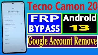 Tecno Camon 20 FRP Bypass CK6 FRP Unlock Tecno CK6n FRP Bypass