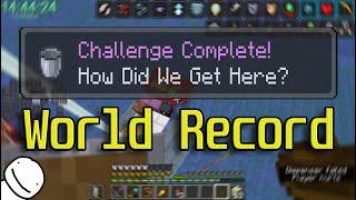I Got The Minecraft All Advancements Speedrun World Record Dream Appears