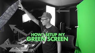 HOW TO SETUP A GREEN SCREEN AND LIGHTS