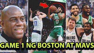 Siguradong matindi ang laban ng Dallas Mavericks kontra Boston Celtics sa Game 1 ng NBA Finals