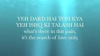 Yeh Jism Hai To Kya  Jism 2 Lyrics with English Translation Ali Azmat 1080p