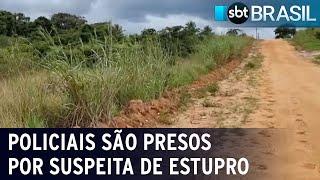 Quatro PMs são presos por suspeita de envolvimento em caso de estupro  SBT Brasil 010523