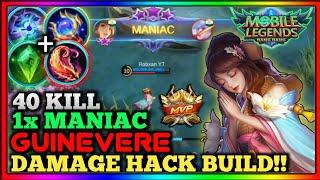 HIGHEST KILL IN HISTORY  40 kill in one match  Guinevere no mercy killings  Mobile Legends