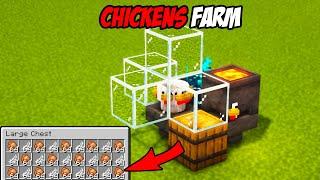 Minecraft BEST Automatic Chicken Farm 1.19 Tutorial