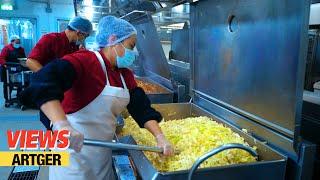 How to Feed 6000 Mongolian Miners Every Day - Mongolias Biggest Kitchen in the Gobi  Views