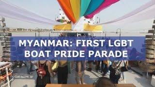 Myanmar celebrates its first ever LGBT Pride boat parade